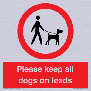 Please keep all dogs on leads